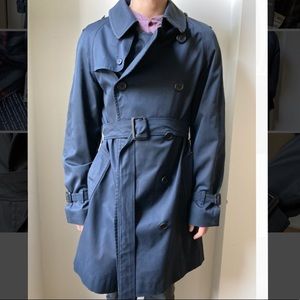 Navy Vintage Men’s Burberry Trench Coat